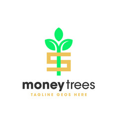 Money Tree Symbol Logo Design