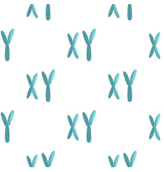 X And Y Chromosomes Pattern Seamless