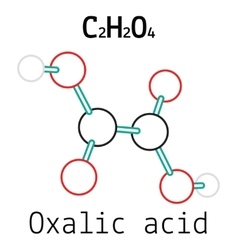 C2h2o4 Oxalic Acid Molecule