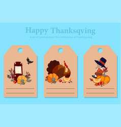 Collection Of Thanksgiving Gift Tags