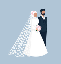 Muslim Bride And Groom