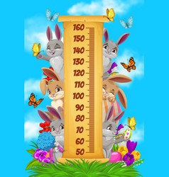 Kids Height Chart Easter Bunnies And Egg Hunting