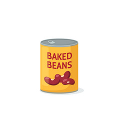 Baked Beans In Tin Or Can Flat