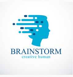 Brainstorm Concept Design Human Head Profile