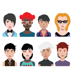 Collection Avatars Women Men Character