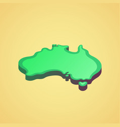 Australia - Stylized 3d Map