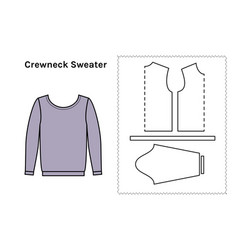 Crewneck Sweater For Men And Women Pattern