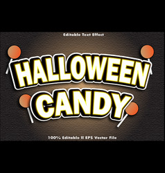 Halloween Candy Editable Text Effect