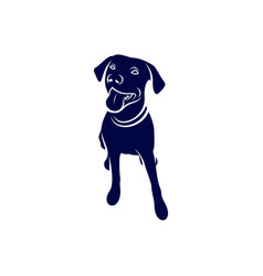 Sniffer Dog Logo Design Silhouette Dog