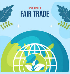 World Fair Trade Day Social Media Background