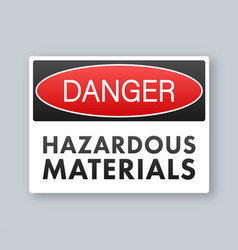 Hazardous Materials Sign Great Design For Any