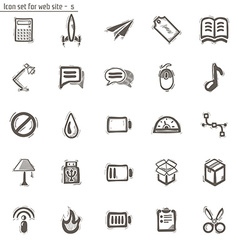 Icons Sketches For The Site