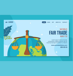 World Fair Trade Day Social Media Landing Page