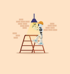 Business Design Drawing Robot Electrician