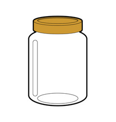 Glass Jar Isolated Mason Jar Half Gallon