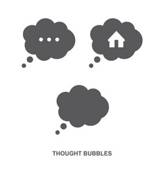 Thought Bubble Carbon Icons A Professional