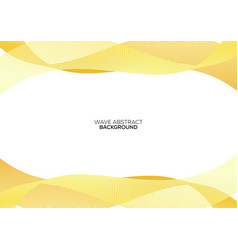 White Background With Yellow Wave Lines