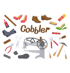 Cobbler Flat Icons Background