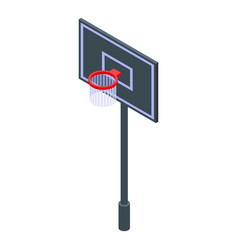 Basketball Board Icon Isometric Soccer Man