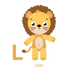 Alphabet Letter L Lion