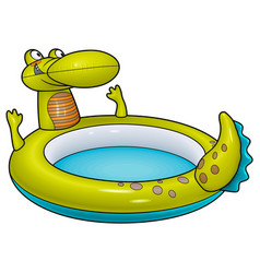 Cartoon Cute Doodle Dinosaur Inflatable Pool