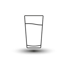 Water Glass Icon Eps 10