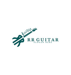 Guitar Rr Letter Logo Image