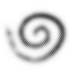 Halftone Dotted Grunge Spiral Urban Old