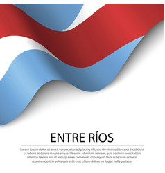 Waving Flag Of Entre Rios Is A Region