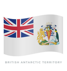 British Antarctic Territory Waving Flag