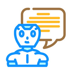 Communication Chat Bot Color Icon