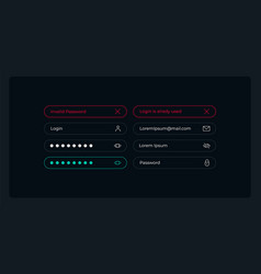 Login Page Ui Elements Kit