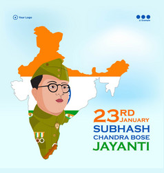 Banner Design Of Subhash Chandra Bose Jayanti