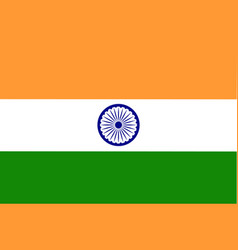 India Flag Design In Color