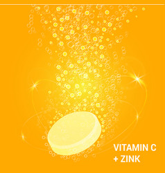 Vitamin C Soluble Pills With Lemon Flavour