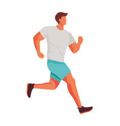 Young Man Running