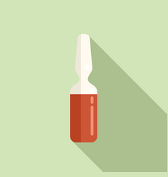 Blood Injection Bottle Icon Flat Body