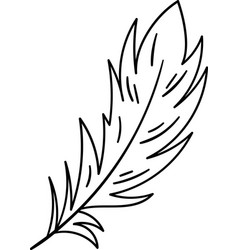 Feather Bird Outline