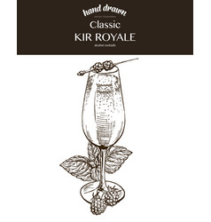 Kir Royale Composition