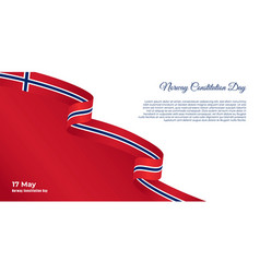 Norway Constitution Day Design With Flying