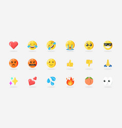 Pack Of Most Use Emoticons Heart Laugh Rolf