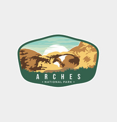 Arches National Park Emblem Patch Logo