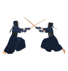 Japanese Kendo Fighters Battle Japan Armored Men