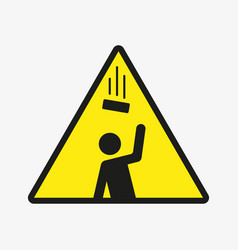 Warning Triangle Sign Falling Objects Icon