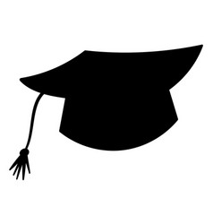 Graduation Student Cap Silhouette