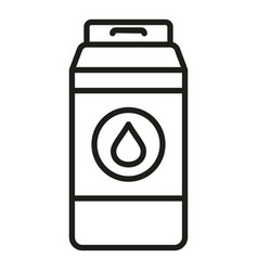 Milk Pack Icon Outline Food Protein