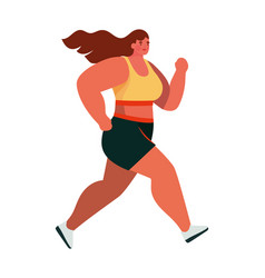 Strong Woman Running