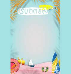 Summer Background Beach Vacation Holiday Theme