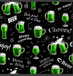 Saint Patricks Day Seamless Pattern