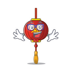 Super Funny Geek Smart Asian Lantern Mascot